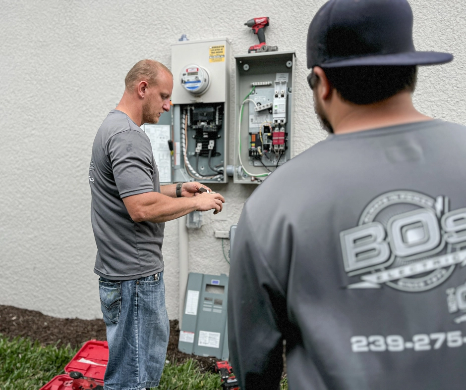 Generator installation at a home
